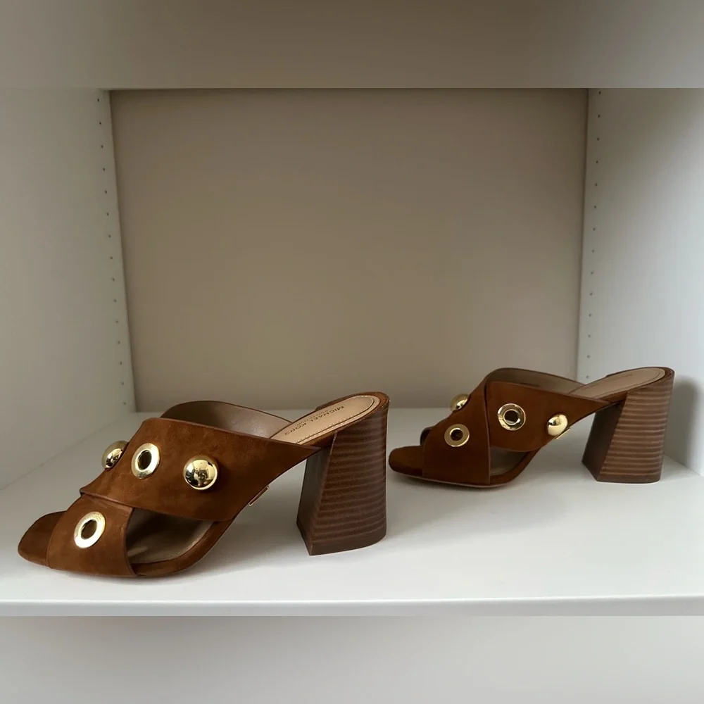 Michael Kors Collection Brianna Suede Mule - Picture 4 of 8